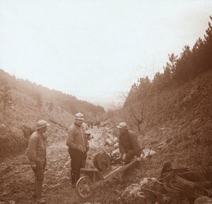 Telegraphists, Somme, northern France by Unbekannt