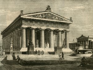 Temple at Paestum, Restored