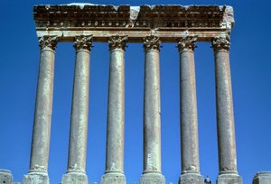 Temple of Heliopolitan Zeus, Baalbek, Lebanon, 10-249 AD by Unbekannt
