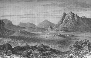 Thaba Bosigo, the Stronghold of the Basutos, c. 1880