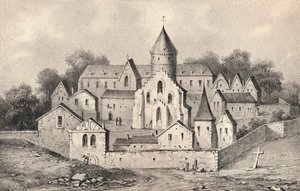 The Abbey of St Antoine des Champs by Unbekannt
