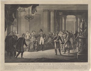 The Abdication of Napoleon at Fontainebleau