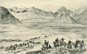 The Action on the Heights Above Charasia, October 6, 1879 by Unbekannt