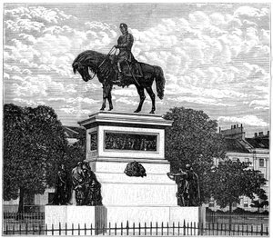 The Albert Memorial, Charlotte Square, Edinburgh by Unbekannt