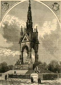 The Albert Memorial by Unbekannt