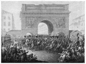 The Allies enter Paris, 31 March 1814 by Unbekannt