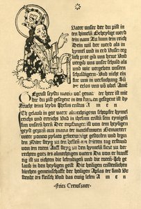 The Almighty, with the Paternoster, Ave Maria and Credo in German, 1915