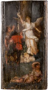 The Angel Appearing to the Shepherds by Unbekannt