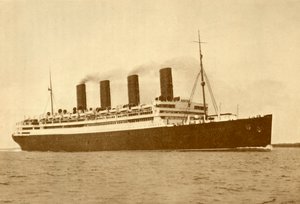The Aquitania Cunard Line, 45,647 Tons