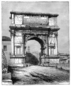 The Arch of Titus, Rome, Italy