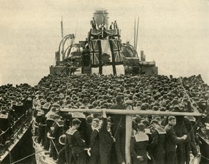 The Archbishop of York Visits British Sailors of the Royal Navy, First World War