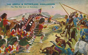 The Argyll & Sutherland Highlanders. The Thin Red Line at Balaclava, 1854, 1939