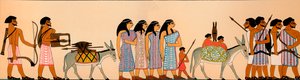 The Arrival of a Tribe of Semitic Nomads in Egypt, 1895 BC, 1903 by Unbekannt