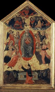 The Assumption of the Blessed Virgin Mary and The Girdle of Thomas by Unbekannt