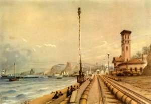 The Atmospheric Railway at Dawlish by Unbekannt