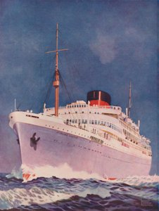 The Attractive Colouring of the Union Castle Liner Stirling Castle by Unbekannt