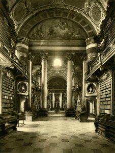 The Austrian National Library, Vienna, Austria by Unbekannt