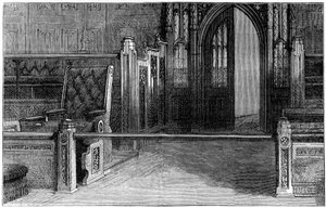 The Bar of the House of Commons, Westminster, London by Unbekannt