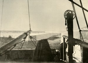 The Barrier Edge Breaking Away Four Miles South of Hut Point by Unbekannt