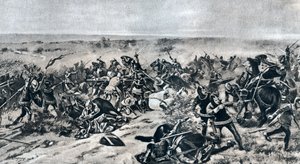 The Battle of Crecy, 26 August 1346 by Unbekannt