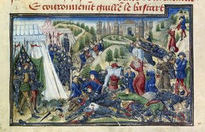 The Battle of Hastings From the Grande Chronique de Normandie by Yates Thompson by Unbekannt
