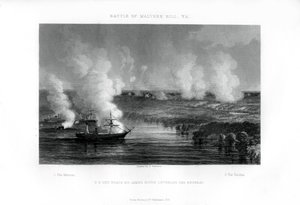 The Battle of Malvern Hill, Virginia, 1 July 1862 by Unbekannt