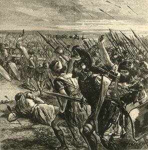 The Battle of Marathon by Unbekannt