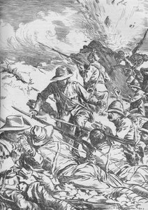 The Battle of Spion Kop, Boer War, South Africa