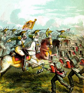 The Battle of Waterloo, 1815, c1850s