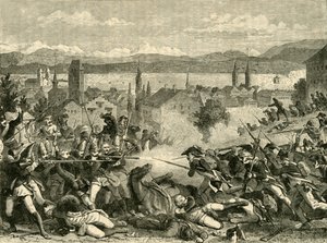 The Battle of Zurich by Unbekannt