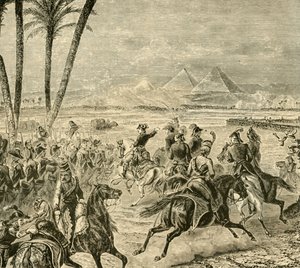 The Battle of the Pyramids, 1798, 1890 by Unbekannt