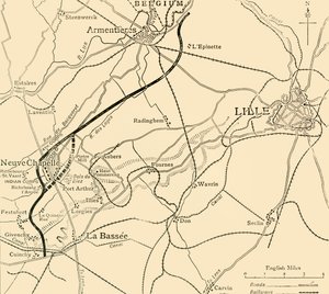 The Battleground of Neuve Chapelle, First World War by Unbekannt