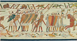 The Beginning of the Battle of Senlac (detail) by Unbekannt