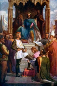 The Black Prince Being Made a Knight of the Garter by Unbekannt