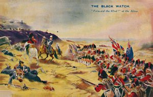 The Black Watch. Forward the 42nd! at the Alma by Unbekannt