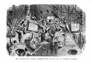 The Boston Tea Party, 16 December 1773