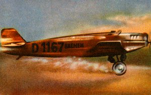 The Bremen Junkers W 33 Leaves Baldonnel Aerodrome, Ireland, 12 April 1928 by Unbekannt