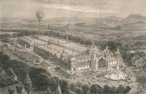 The Building For The International Industrial Exhibition at Edinburgh
