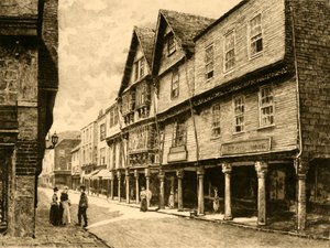 The Butterwalk, Dartmouth, 1898