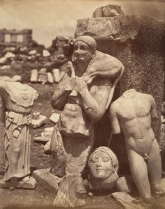 The Calf-Bearer and the Kritios Boy Shortly After Exhumation on the Acropolis by Unbekannt