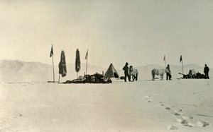 The Camp After Passing the Previous Farthest South Latitude, November 1908 by Unbekannt