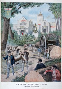 The Canadian Pavilion at the Universal Exhibition of 1900, Paris by Unbekannt