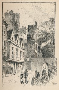 The Castle from Thames Street. A Bit of the Outer Walls