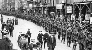 The Citizen Army of Territorials, Strand, London, First World War, 1914