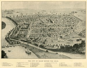 The City of Delhi Before The Siege by Unbekannt