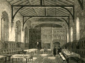 The College Hall, 1881 by Unbekannt