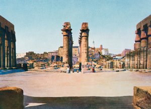 The Colonnade of Amenhotep III, Temple of Luxor, Egypt by Unbekannt