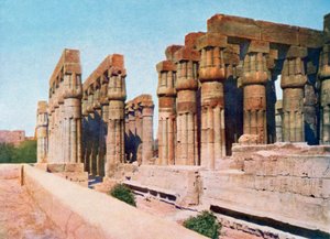 The Colonnade of Amenhotep III, Temple of Luxor, Egypt by Unbekannt