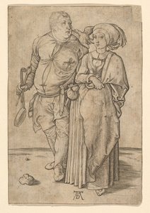 The Cook and His Wife by Unbekannt