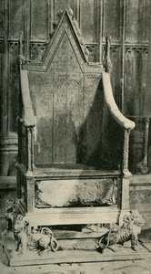 The Coronation Chair, Containing the Ancient Stone